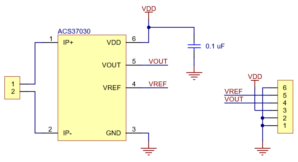 Pololu ACS37030LMYATR-025B3 Stromsensor-Modul -25 A bis +25 A